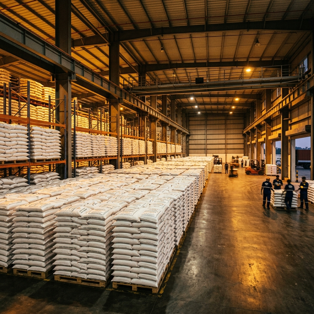 Shreeramexim warehouse and processing facility